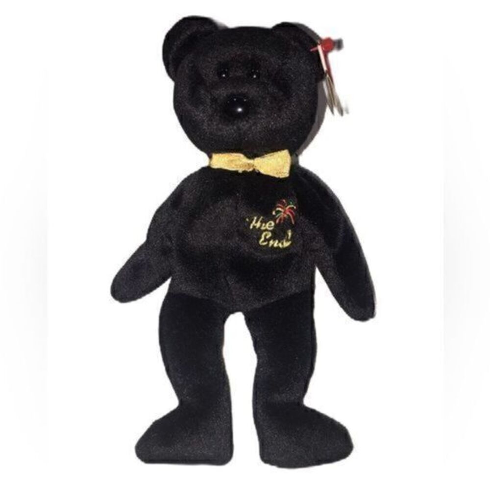 1999 Ty The End Bear, also McDonald's 1999 The End Bear Both come as a pair.